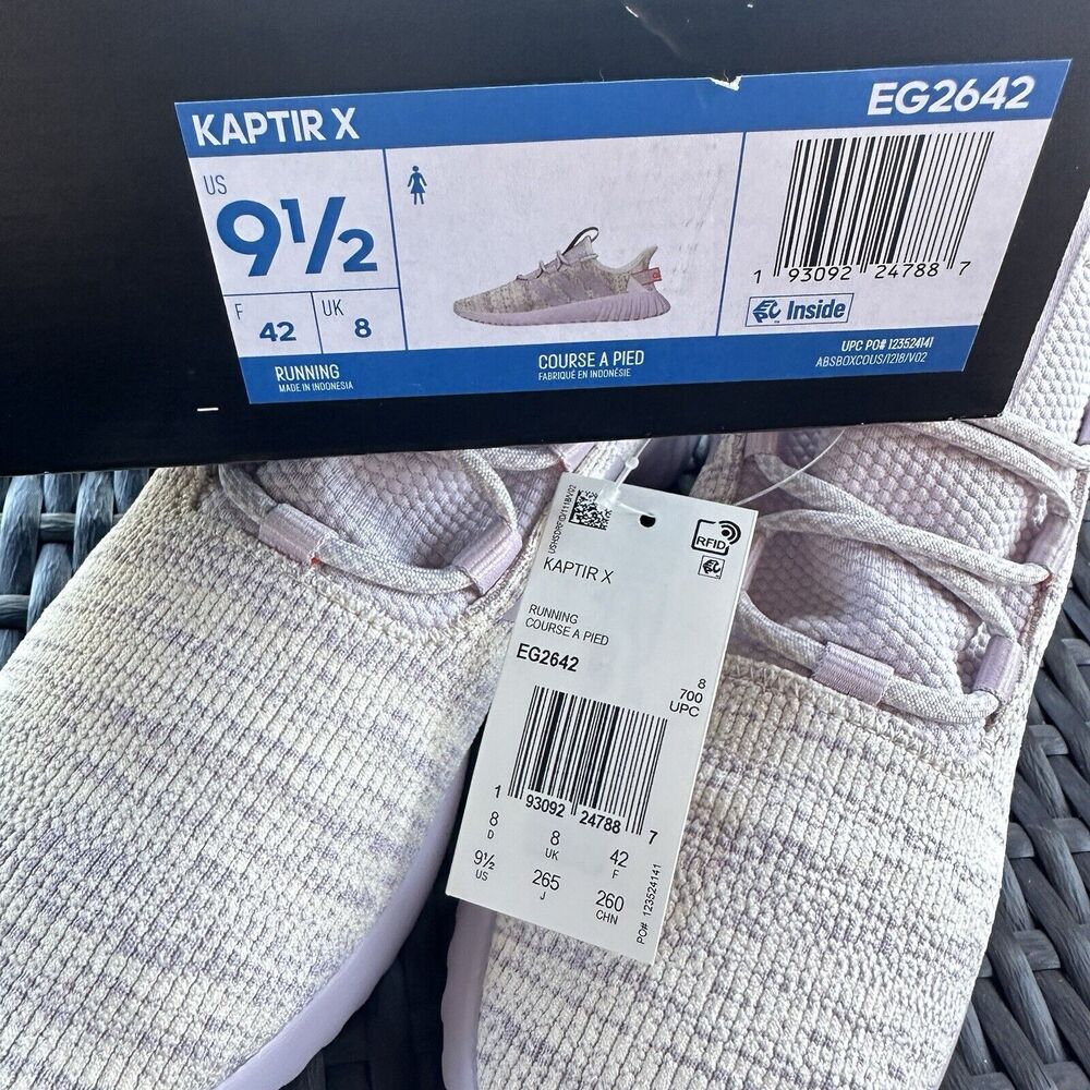 Adidas Kaptir X Ecru Tint Women's Athletic Shoes EG2642 Size 9.5 - Picture 3 of 15